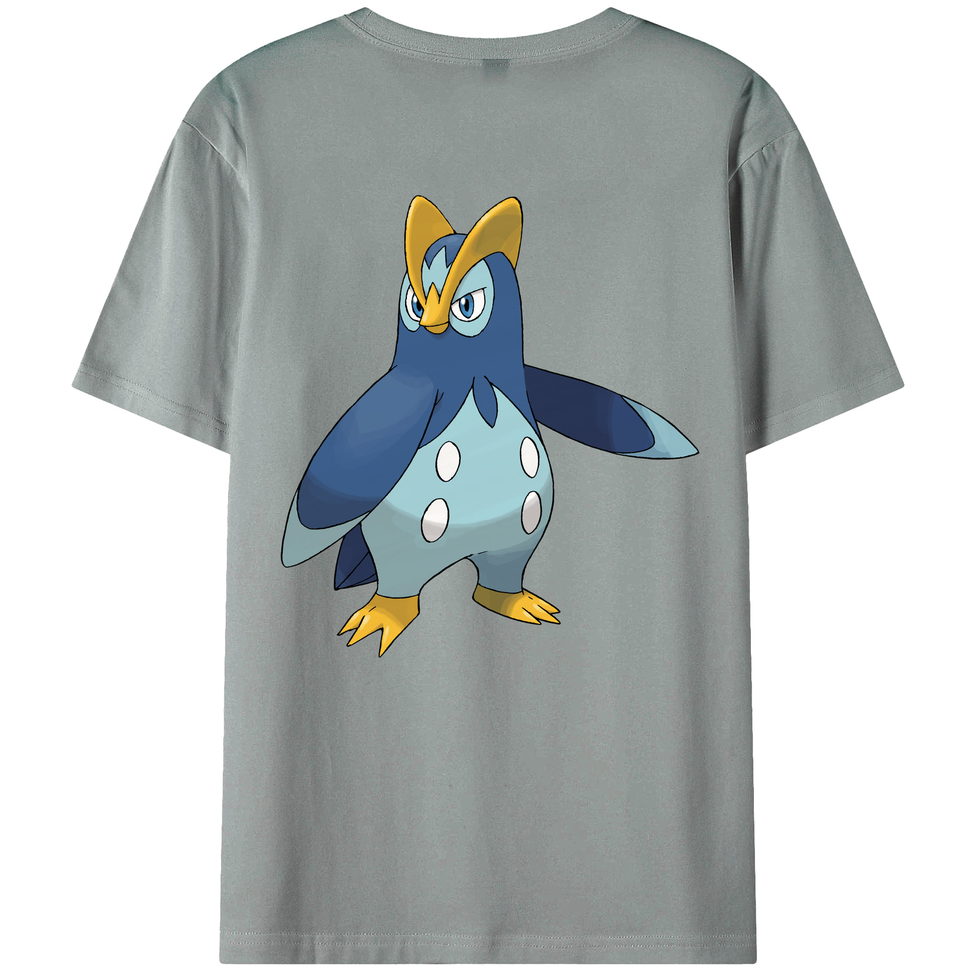 （画像用） ポケットモンスター Pokémon 綿100％ メンズ半袖Tシャツ（バックプリント） 通気性